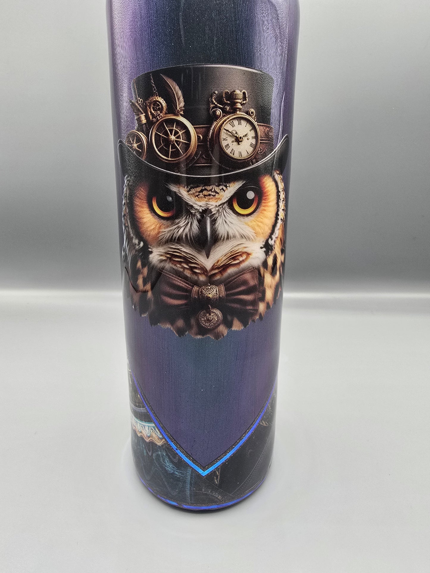30oz owl steampunk colourshift tumbler