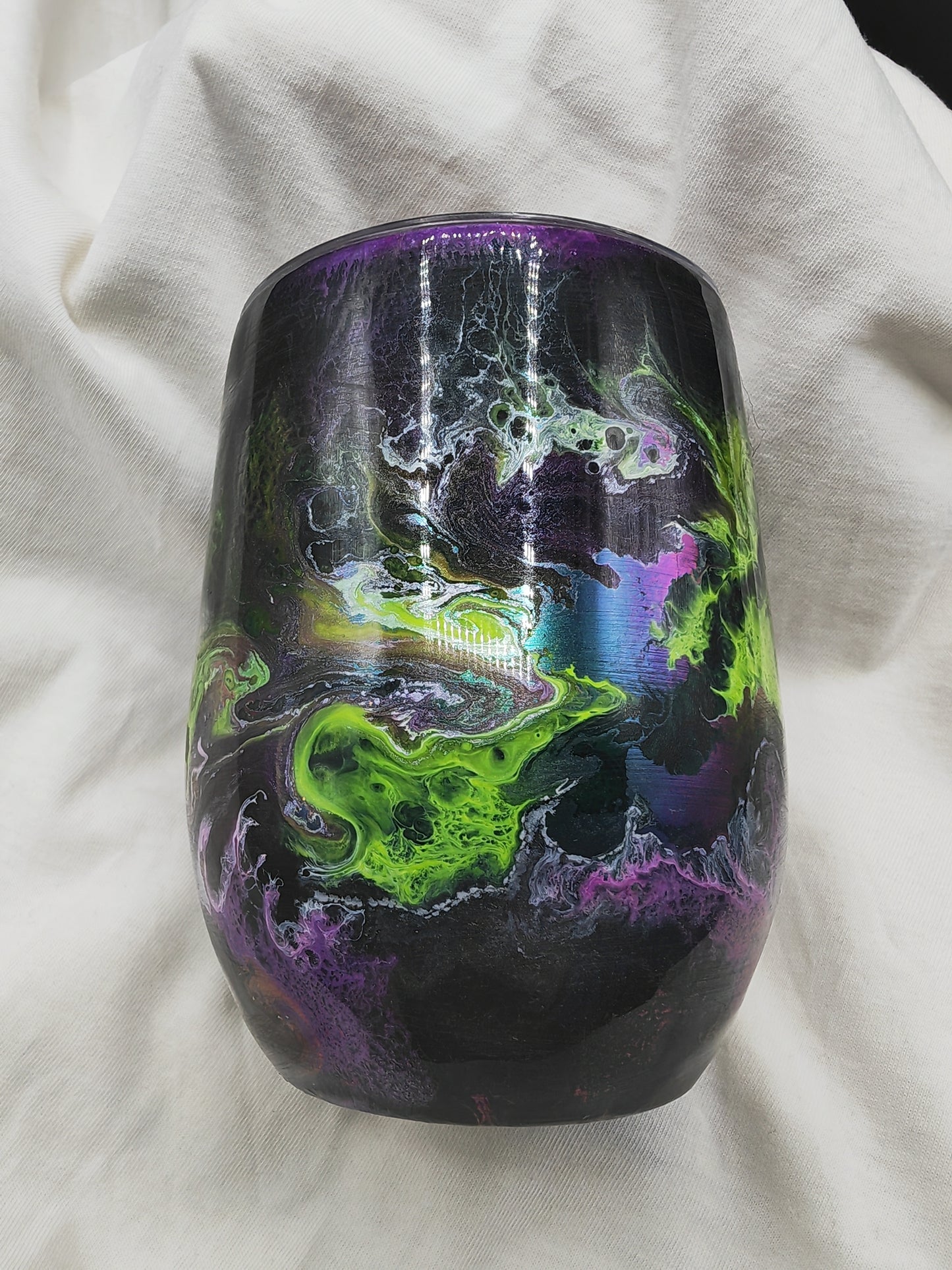 12oz 3d rhinestone maleficent