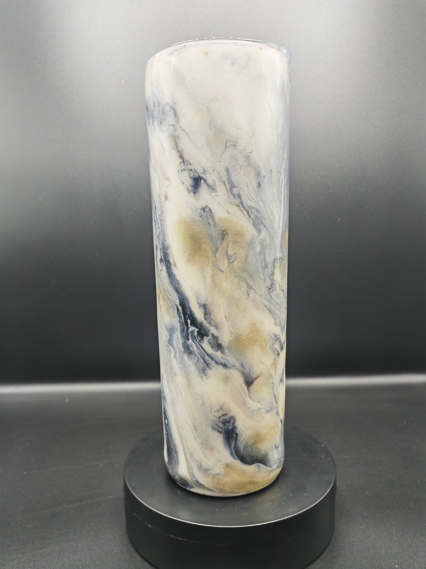 30oz skinny marble tumbler