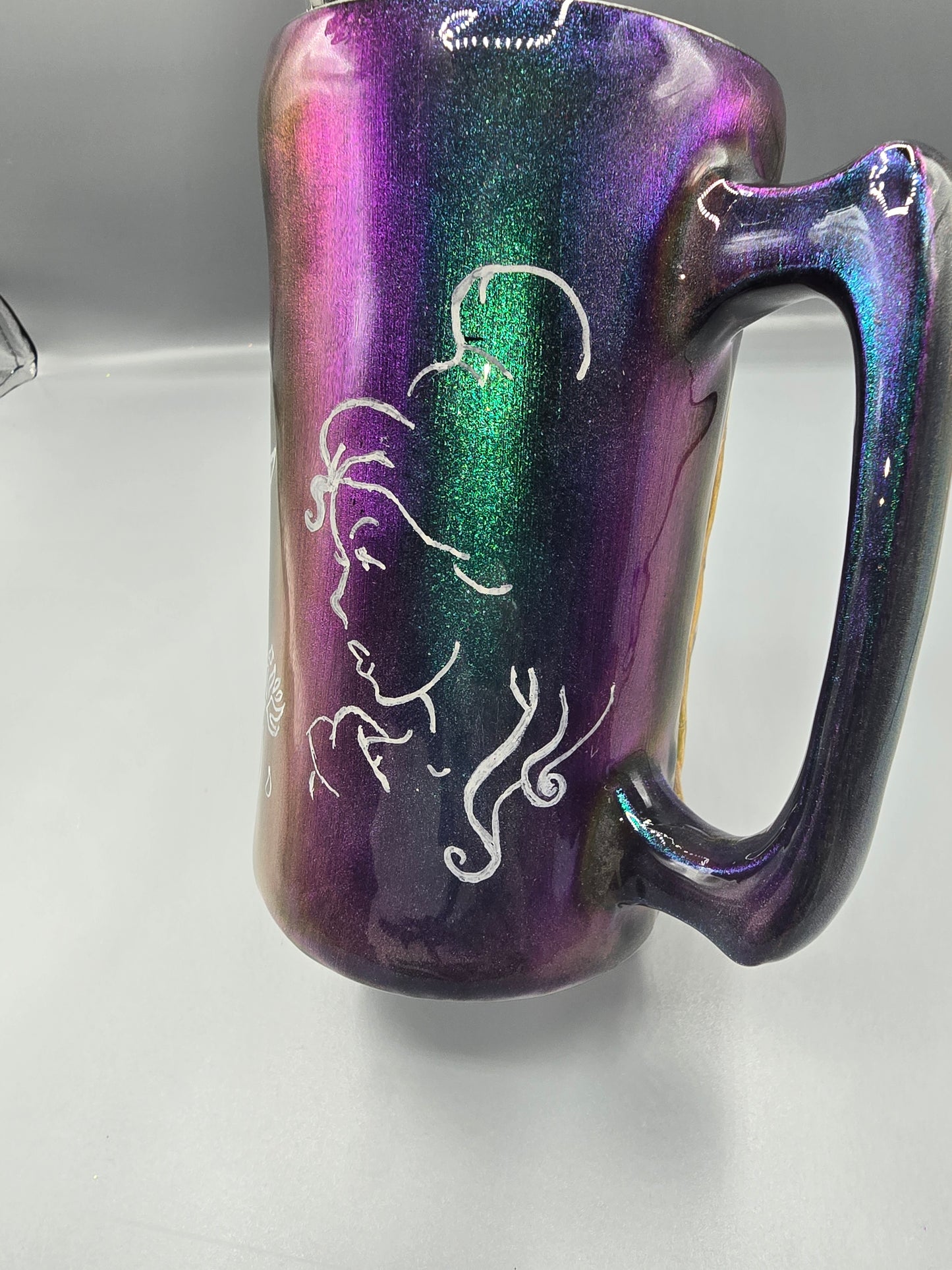 3d Rose dome tumbler