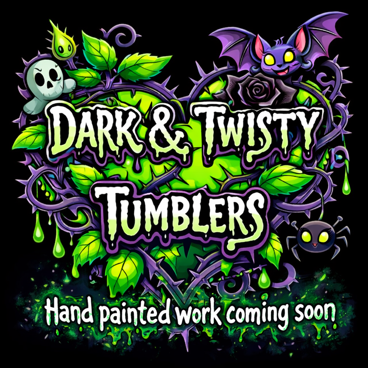 Hand painted tumblers