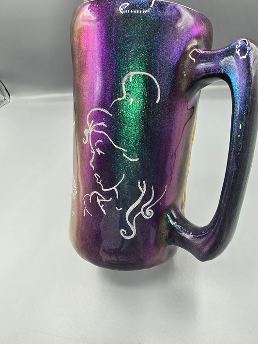3d Rose dome tumbler