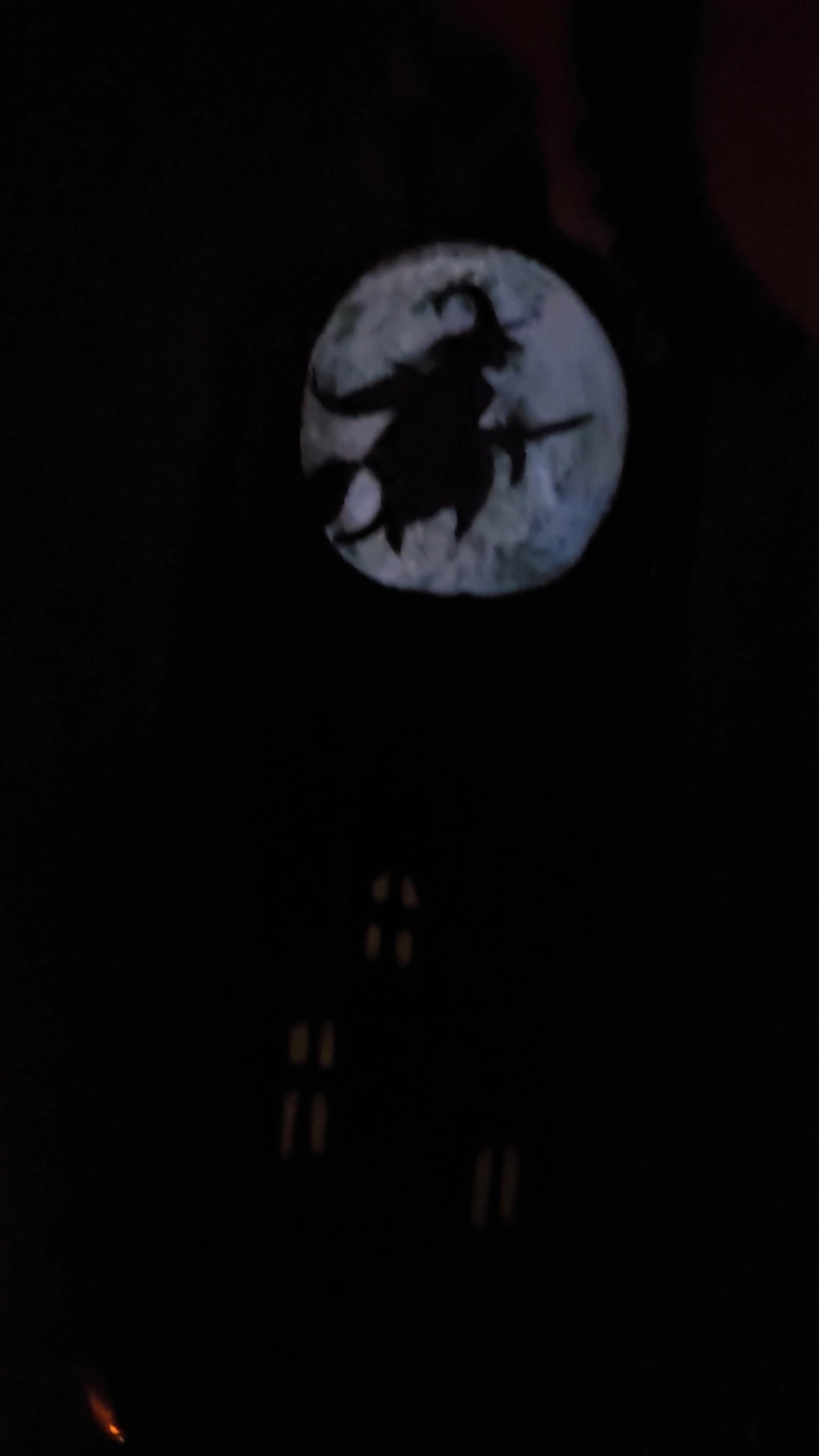 22oz graveyard scene with glow in the dark moon