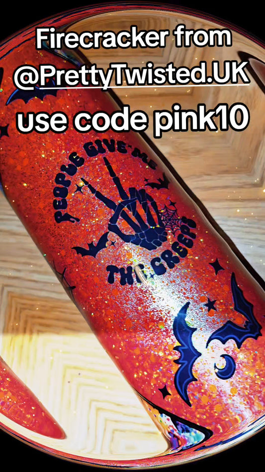 People give me the creeps tumbler