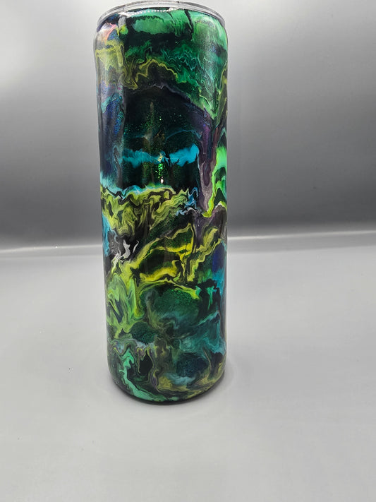 Green ink drop